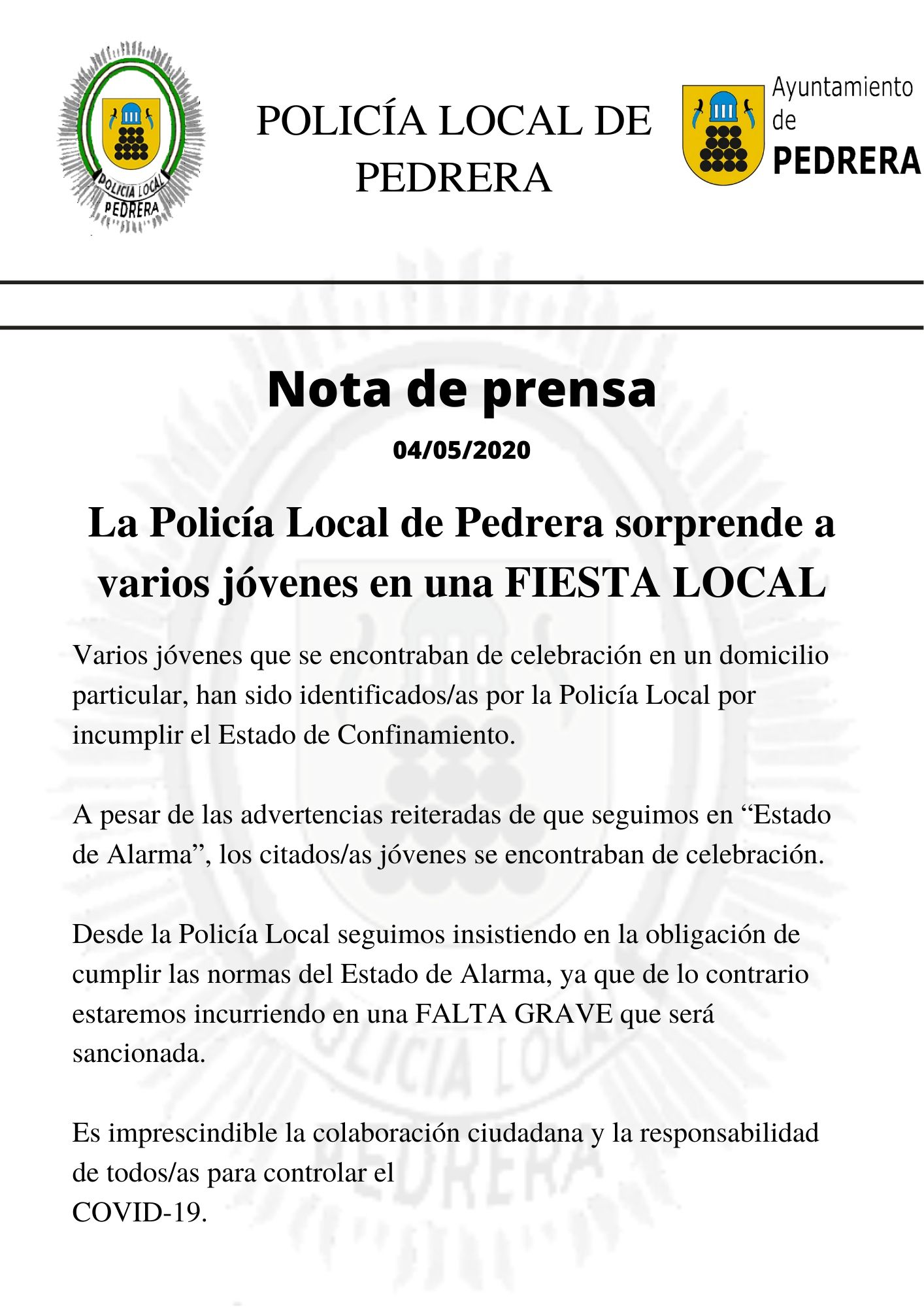 POLICÍA LOCAL DE PEDRERA (1)